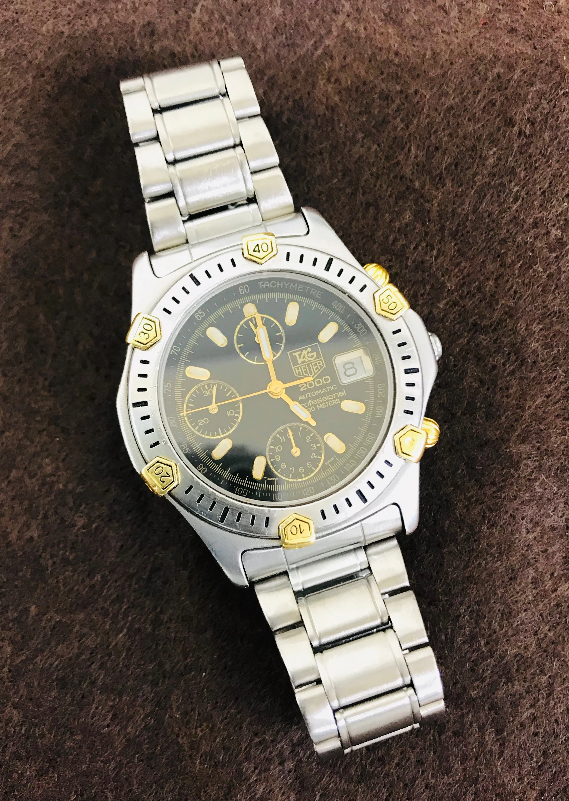 #209【事例紹介】TAG Heuer/2000 Chronograph/オーバーホール